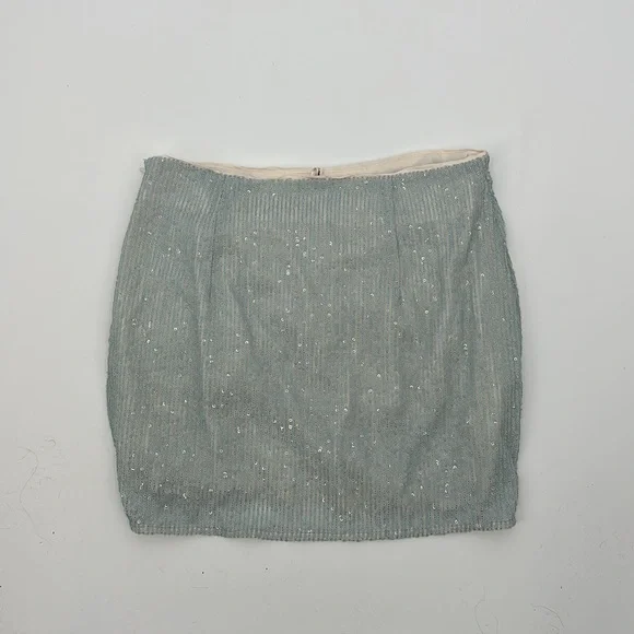 Free People Sequin mini Skirt size 2 NWOT - Picture 6 of 6